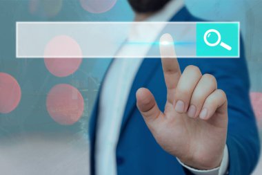 Web Arama Veri Bilgileri Fütüristik Teknoloji Bilgi Düz Element Simgesi. En Son Dijital Bilgisayarlaştırma Ağı Bağlantı İletişim İş Finansal Kavramı.