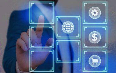 En Son Dijital Teknoloji, Sosyal Medya, Ağ Bağlantısı, İletişim, İşletme, Mali Konsept.