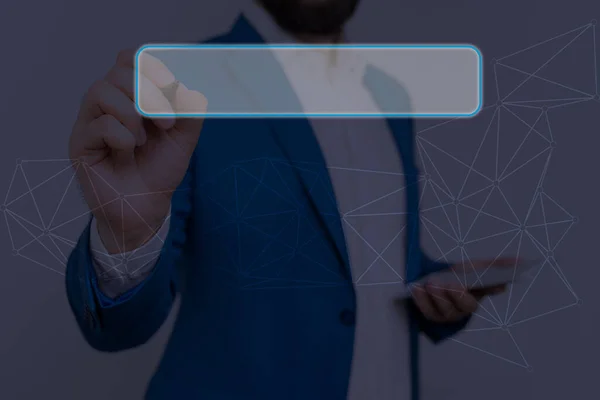 Web Search Data Information Futuristische Technologie Infografik Element Flat Icon. Neueste digitale Computerization Network Connection Communication Business Financial Concept. — Stockfoto