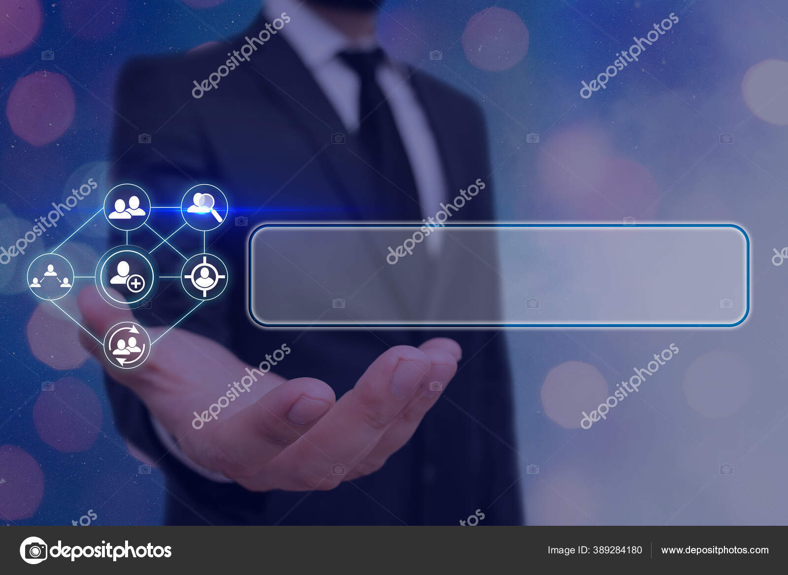 Information Computerization With Infographic Elements And Flat Icons ...