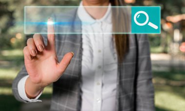 Web Arama Veri Bilgileri Fütüristik Teknoloji Bilgi Düz Element Simgesi. En Son Dijital Bilgisayarlaştırma Ağı Bağlantı İletişim İş Finansal Kavramı.