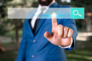 Web Arama Veri Bilgileri Fütüristik Teknoloji Bilgi Düz Element Simgesi. En Son Dijital Bilgisayarlaştırma Ağı Bağlantı İletişim İş Finansal Kavramı.