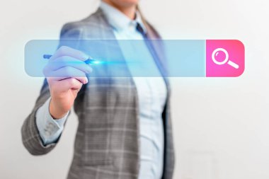 Web Arama Veri Bilgileri Fütüristik Teknoloji Bilgi Düz Element Simgesi. En Son Dijital Bilgisayarlaştırma Ağı Bağlantı İletişim İş Finansal Kavramı.