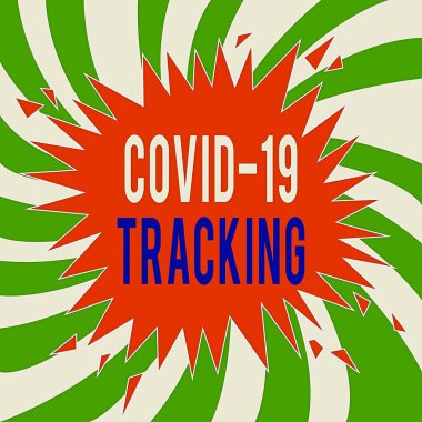 Covid 19 'un el yazısı. Konsept, hastalığa yakalanmış kişilerin ayırt edici süreçlerinin Patlayan Patlayan Patlayan Patlama Konuşması Kabarcık Ses Efekti.