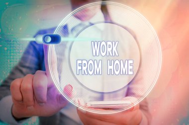 Evden Kelime Yazma Çalışması. Şirketle iletişim kurma konsepti daha çok evden esnek bir şekilde Graphics asma kilidi web veri bilgi güvenlik uygulama sistemi için.