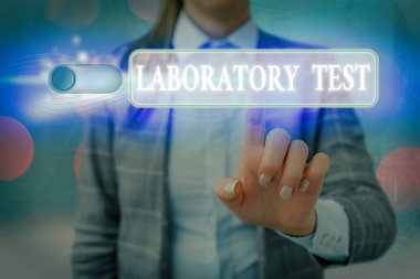 Kelime yazma laboratuvar testi. İnternet veri güvenliği uygulama sistemi için test edilen maddelerden tıbbi teşhis saptaması konsepti Graphics asma kilidi.