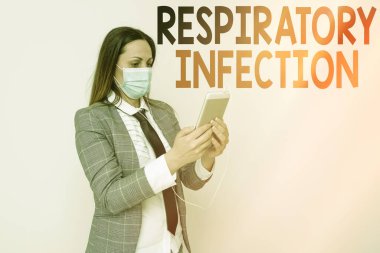 Solunum Enfeksiyonunu gösteren bir not yazıyorum. İş fotoğraflarında, normal nefes alma bilincini doğrudan etkileyen bulaşıcı hastalıkların tıbbi önlemlerle desteklendiği görülüyor.