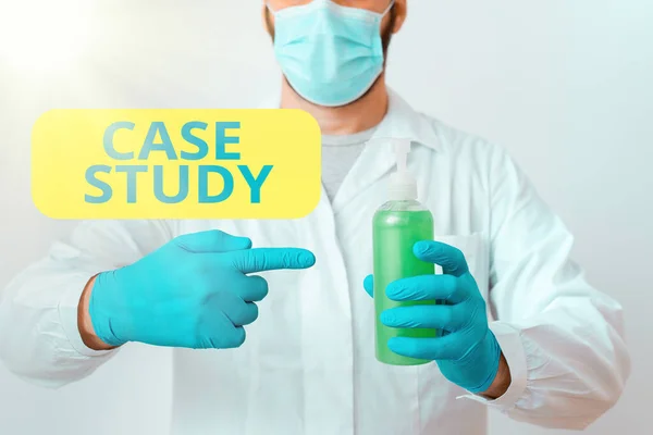 Writing note showing Case Study. Business photo showcasing analysis and a specific research design for examining a problem Laboratory Blood Test Sample Shown For Medical Diagnostic.