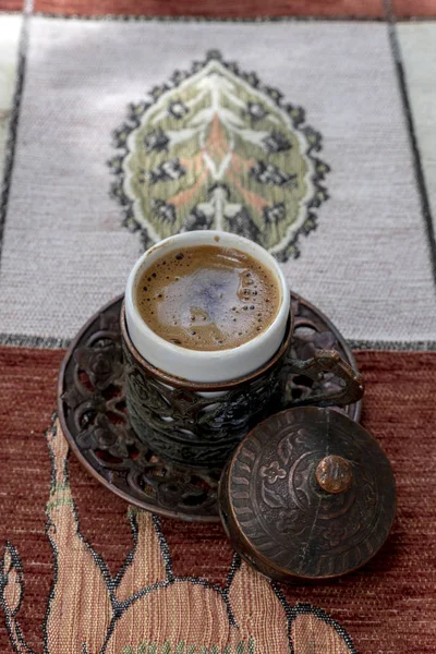 Традиционный Турецкий Кофе Столе — стоковое фото