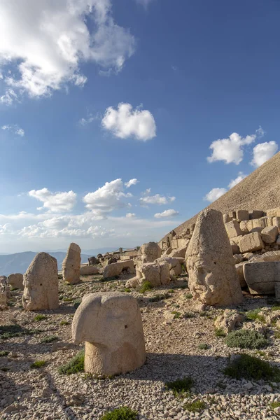 Adiyaman Turchia Maggio 2017 Statue Della Terrazza Ovest Sul Monte — Foto Stock