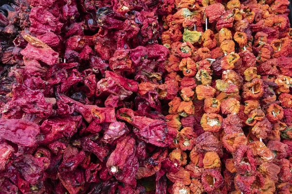 Dried Vegetables Sanliurfa Turkey — Stock Photo, Image