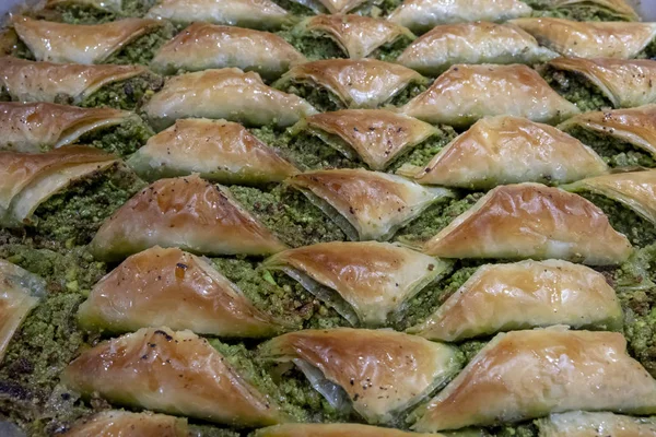 Baklawa Pistachio Traditional Dessert Gaziantep Turkey — Stock Photo, Image