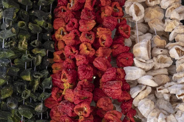 Dried Vegetables Sanliurfa Turkey — Stock Photo, Image