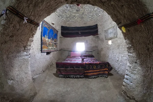 Şanlıurfa Turkey September 2018 Interiör Harran Hus Şanlıurfa Turkey Den Royaltyfria Stockfoton