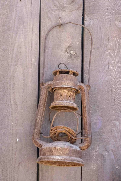 Very Old Rusty Lantern Harran Sanliurfa Turkey — Stock Photo, Image