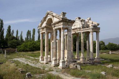 Aphrodisias 'taki Tetrapylon, Aydın, Türkiye