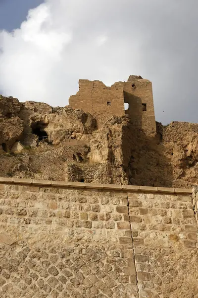 Mauern von Castel in Mardin, Türkei — Stockfoto