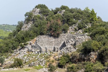 Pinara Antik Sitei Mugla amfitiyatrosu, Türkiye