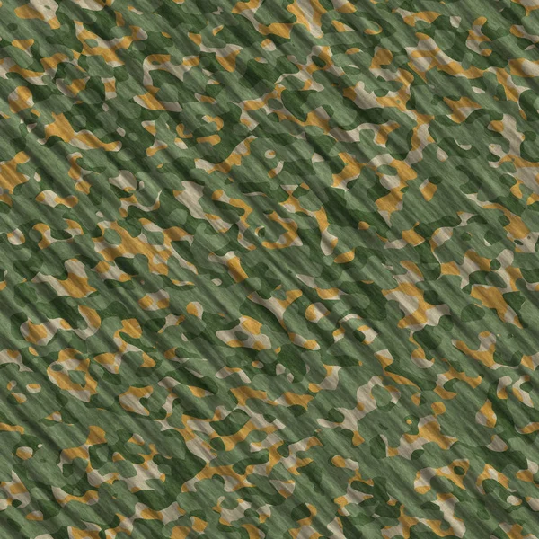 Camouflage-Muster Hintergrund nahtlose Illustration. Klassischer Kleidungsstil, der den Camo-Repeat-Druck verdeckt. Grün braun schwarz oliv Farben Wald Textur — Stockfoto