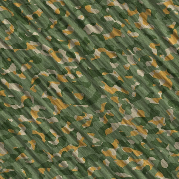 Camouflage patroon achtergrond naadloze illustratie. Klassieke kleding stijl maskeren camo herhaal print. Groen bruin zwart olijf kleuren bos textuur — Stockfoto