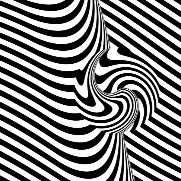 Абстрактна ілюстрація текстури фонового візерунка Zebra. Чорно-білий — стокове фото