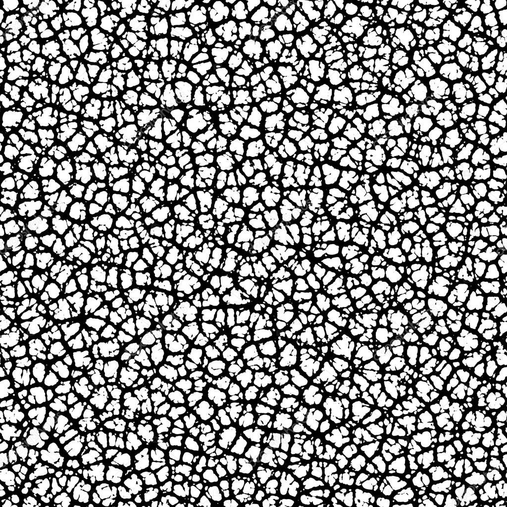 Black and White Seamless Grunge Dark Distressed Pattern. Abstract Chaotic Ink effect. Dots, Spots, Noise, Scratches, Cracks, Stain, Dirt, Spray Paint Endless Background