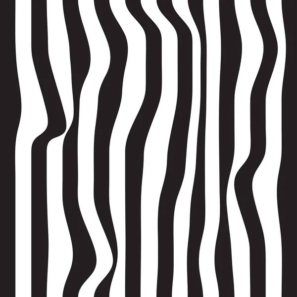Listrado fundo abstrato sem costura. impressão zebra preto e branco. Ilustração — Fotografia de Stock