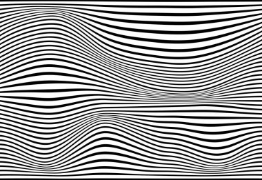 Çizgili arka plan. siyah ve beyaz zebra yazdırın. illüstrasyon