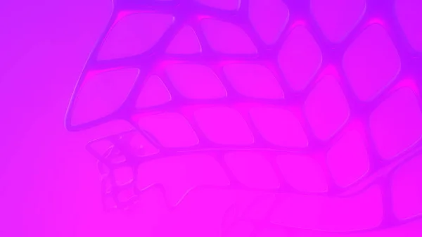 Conceito de renderização 3d abstrato de esfera poli alta com estrutura mulecular celular de malha caótica. Fundo de ficção científica com forma poligonal em espaço vazio com raios-deus da luz. Biografia de design futurista — Fotografia de Stock