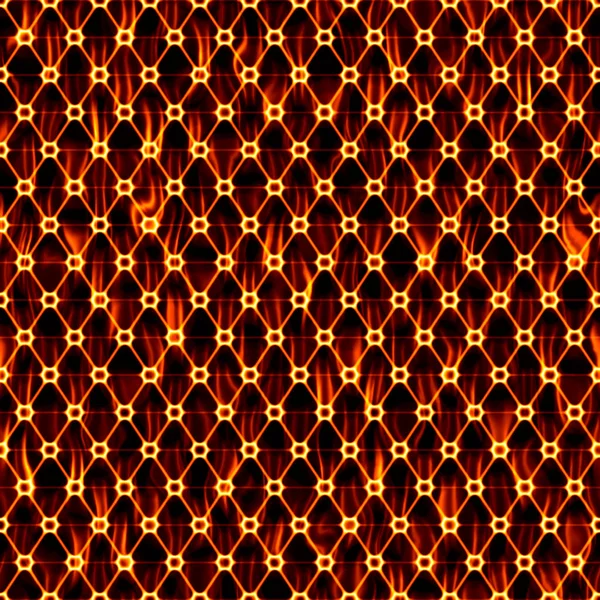 Flamme de feu flamme texture arrière-plan. Grille de géométrie polygonale sans couture haute résolution texture — Photo