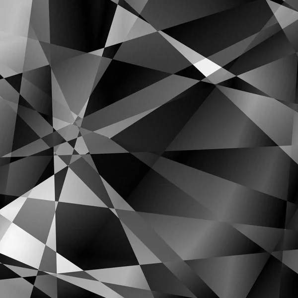 Soyut blackandwhite metal aksaklık üçgen arka plan tasarımı için kare. Eps10 illüstrasyon vektör — Stok Vektör