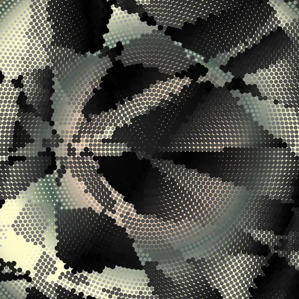 Résumé noir et blanc glitch métal carré triangle fond pour le design. Illustration vectorielle Eps10 — Image vectorielle