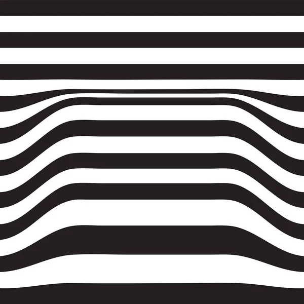 Gestreepte naadloze abstracte achtergrond. zebra zwart-wit afdrukken. Vectorillustratie. eps10 — Stockvector