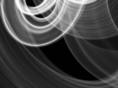 Soyut Beyaz alev duman çerçeve ile boşaltmak metin ve tasarım için siyah arka plan üzerine