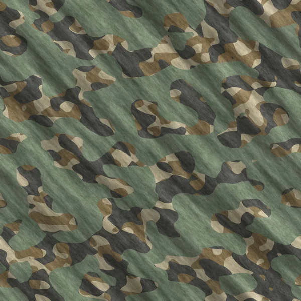 Καμουφλάζ μοτίβο φόντο αδιάλειπτη εικόνα. Κλασικό στυλ ένδυσης συγκάλυψη camo επανάληψη εκτύπωσης. Πράσινο καφέ μαύρο χρώμα ελιάς υφή δάσους — Φωτογραφία Αρχείου
