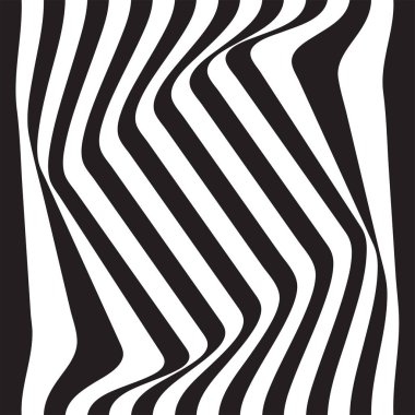 Çizgili arka plan. siyah ve beyaz zebra yazdırın. Vektör çizim. eps10