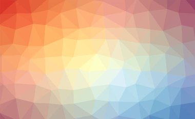 Soyut gökkuşağı renkli lowploly birçok üçgenler arka plan tasarım kullanmak için. Eps10 vektör