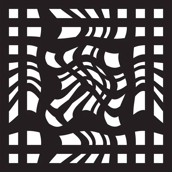 Fondo abstracto a rayas. impresión de cebra en blanco y negro. Ilustración vectorial. eps10 — Vector de stock
