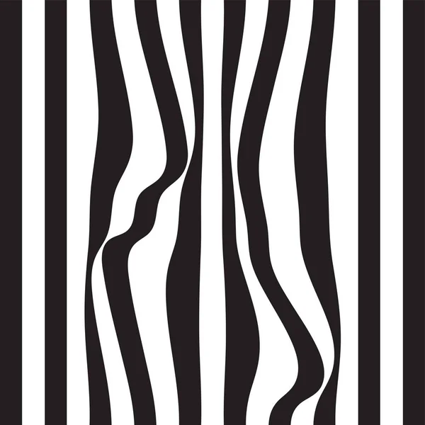 Смугастий абстрактний фон. чорно-білий принт зебри. Векторні безшовні ілюстрації. епс10 — стоковий вектор