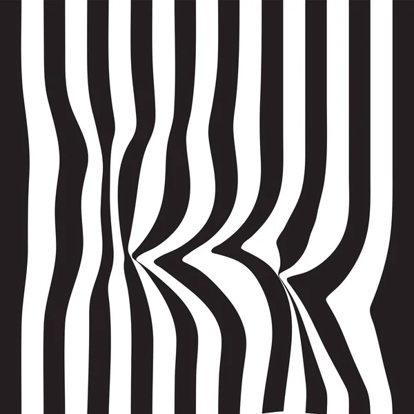Полосатый абстрактный фон. Черно-белая зебра. Векторная бесшовная иллюстрация. eps10 — стоковый вектор