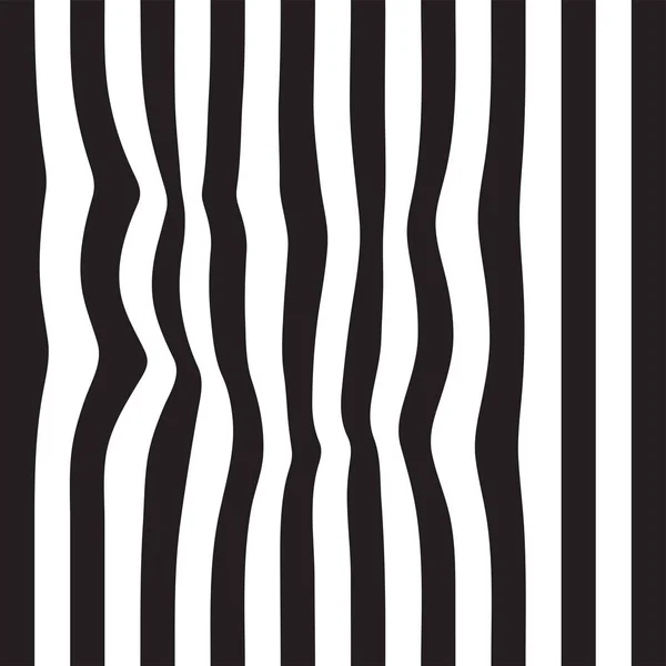 Gestreifter abstrakter Hintergrund. schwarz-weißer Zebradruck. Vektor nahtlose Darstellung. eps10 — Stockvektor
