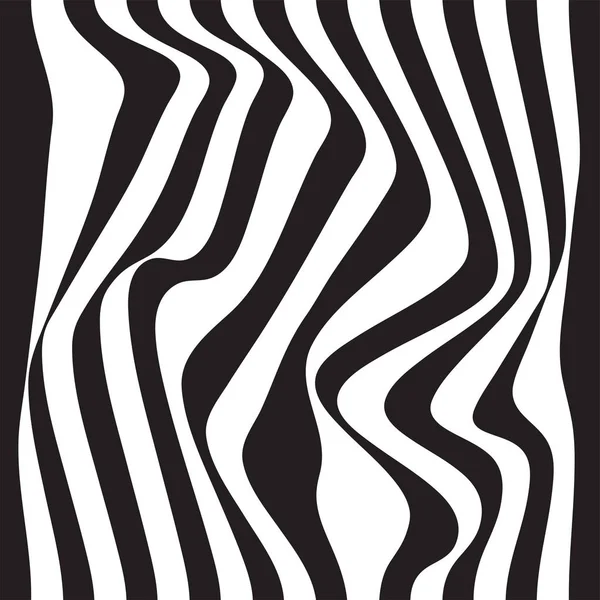 Gestreepte abstracte achtergrond. zebra zwart-wit afdrukken. naadloze afbeelding — Stockfoto