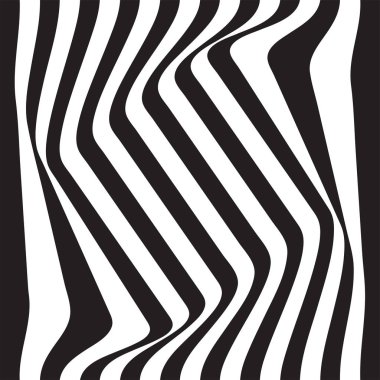 Çizgili sorunsuz arka plan. siyah ve beyaz zebra yazdırın. Vektör çizim. eps10