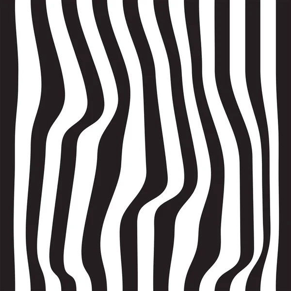 Gestreifte nahtlose abstrakte Hintergrund. schwarz-weißer Zebradruck. Vektorillustration. eps10 — Stockvektor