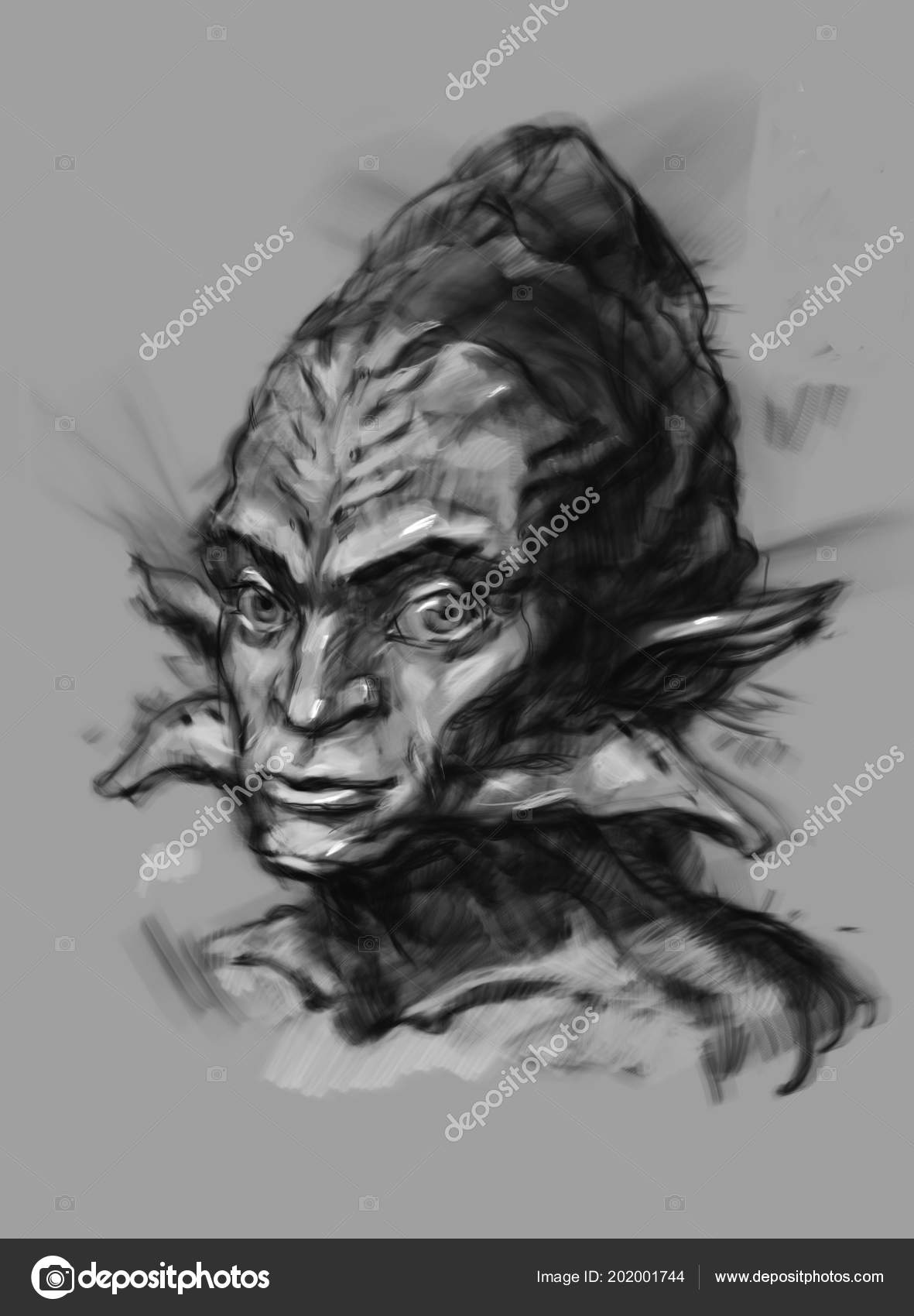 Sketch Legendary Character Raster Illustration Digital Painting Concept Forest Mutant Stock Photo C Aemebius Mail Ru Sketch Legendary Character Raster Illustration Digital Painting Concept Forest Mutant Stock Photo C Aemebius Mail Ru