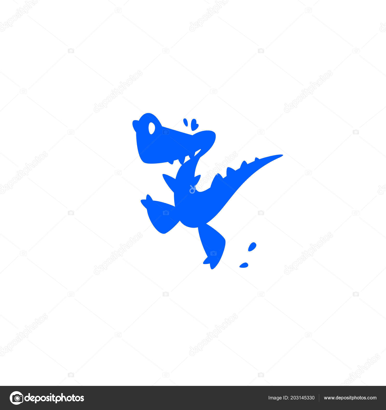 Desenho Animado Com O Personagem Dinossauro Do Pequeno Tiranossauro Rex  Ilustração Stock - Ilustração de logotipo, brinquedo: 232546479