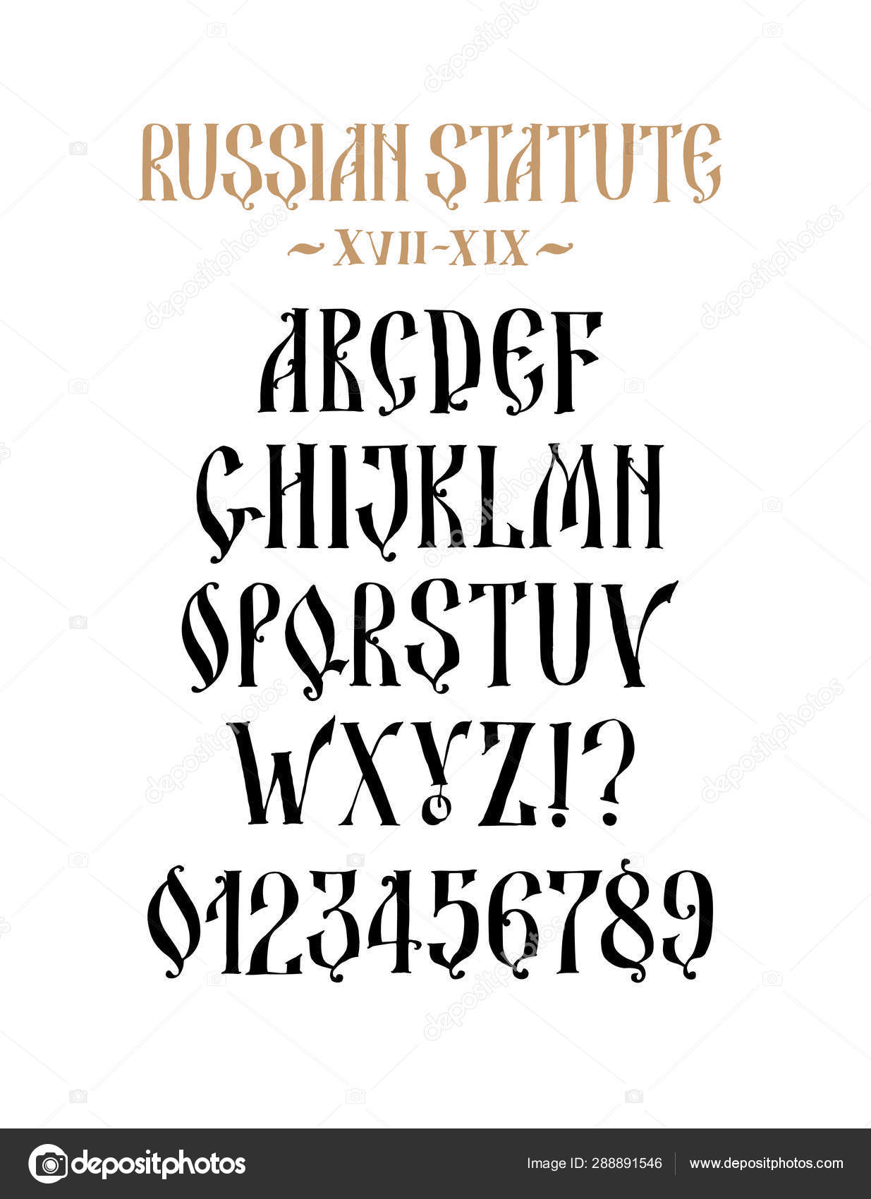 Hand drawn letters. Stylish font ABC in a linear sketch style