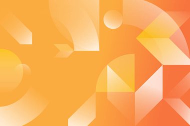 Üçgenlerden, dairelerden ve çizgilerden soyut bir arkaplan. Vektör. Geometrik şekiller. Projeler için yatay, enerjik, gradyan arkaplan. Modern tarz. Web sitesi ve poster resimleri.