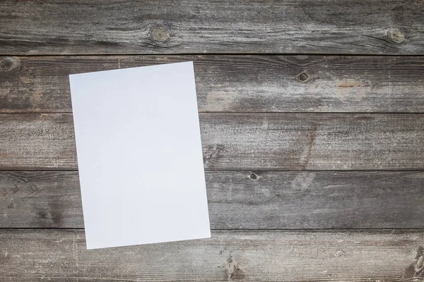 Tomt Papper Trä Bakgrund — Stockfoto