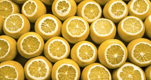 Frische Zitrone Aufstapeln Obst Konzepte Hintergrund — Stockfoto